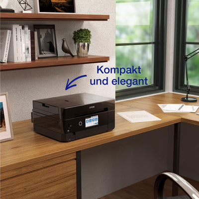 Epson Expression Premium XP-7100 3-in-1-Multifunktionsgerät Drucker (Scannen, Kopieren, WiFi, Ethernet), schwarz & Original 33XL Tinte Orange, Multipack 5-farbig