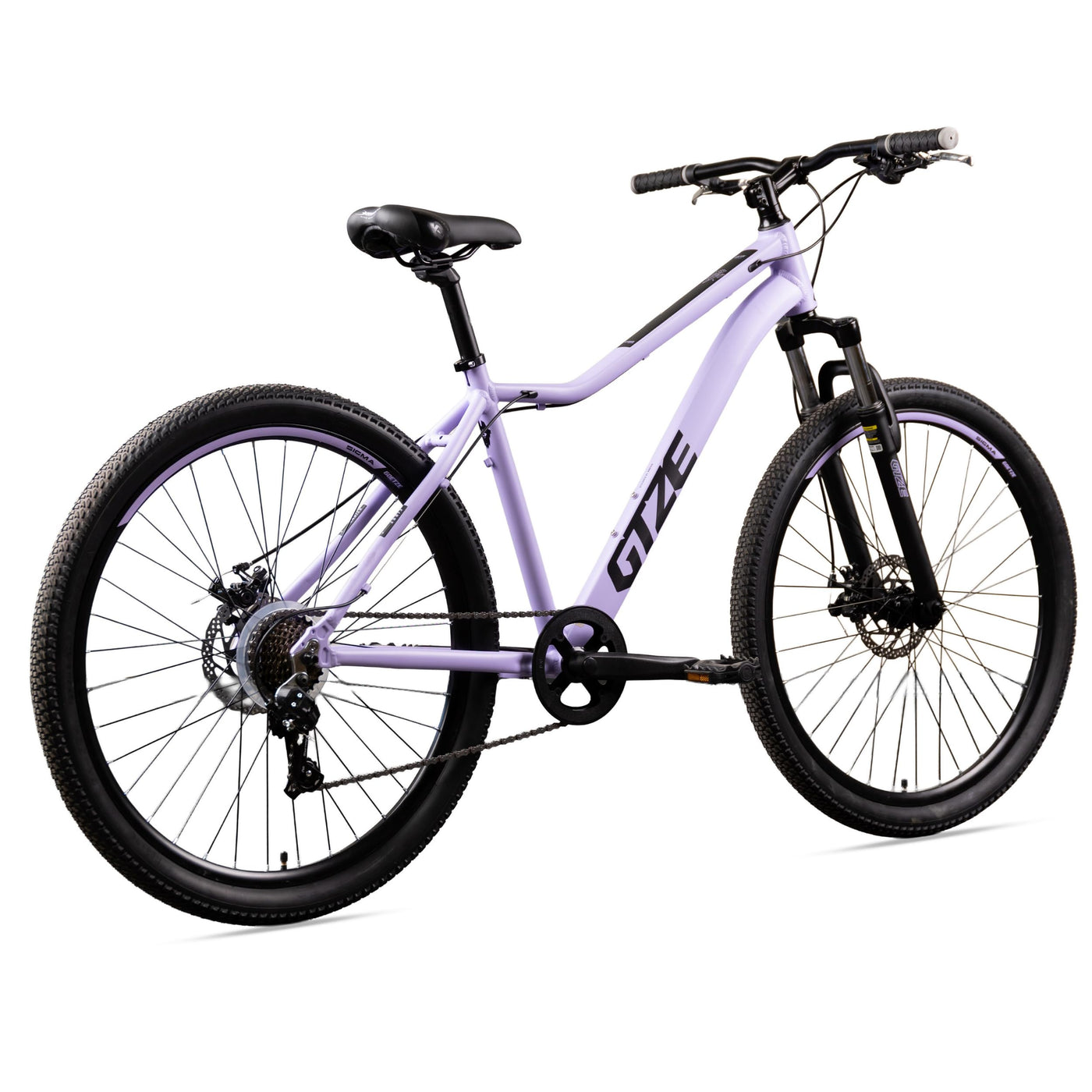 Goetze Sigma 27,5 x 2.10 Zoll Jugendfahrrad | MTB Hardtail | 7-Gang Kettenschaltung mit Drehgriff | Mechanische Scheibenbremsen | Aluminiumrahmen 15" | Federgabel | ab 155 cm Körpergröße
