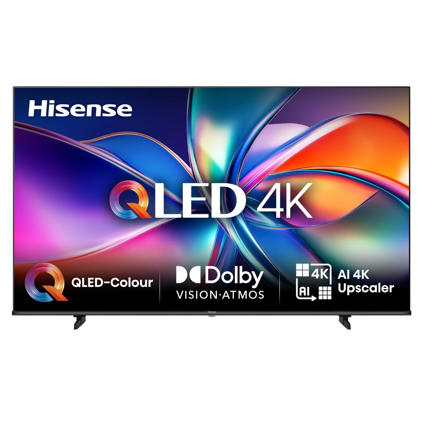Hisense 50E7Q Fehrnseher, 50 Zoll, 4K QLED, Smart TV, Game Mode Plus, Filmaker Mode, Dolby Vision Atmos, HDR10, HLG, HDR Immersive, AI 4K Upscaler, Dolby MS12, DTS X, Sprachsteuerung [2025]