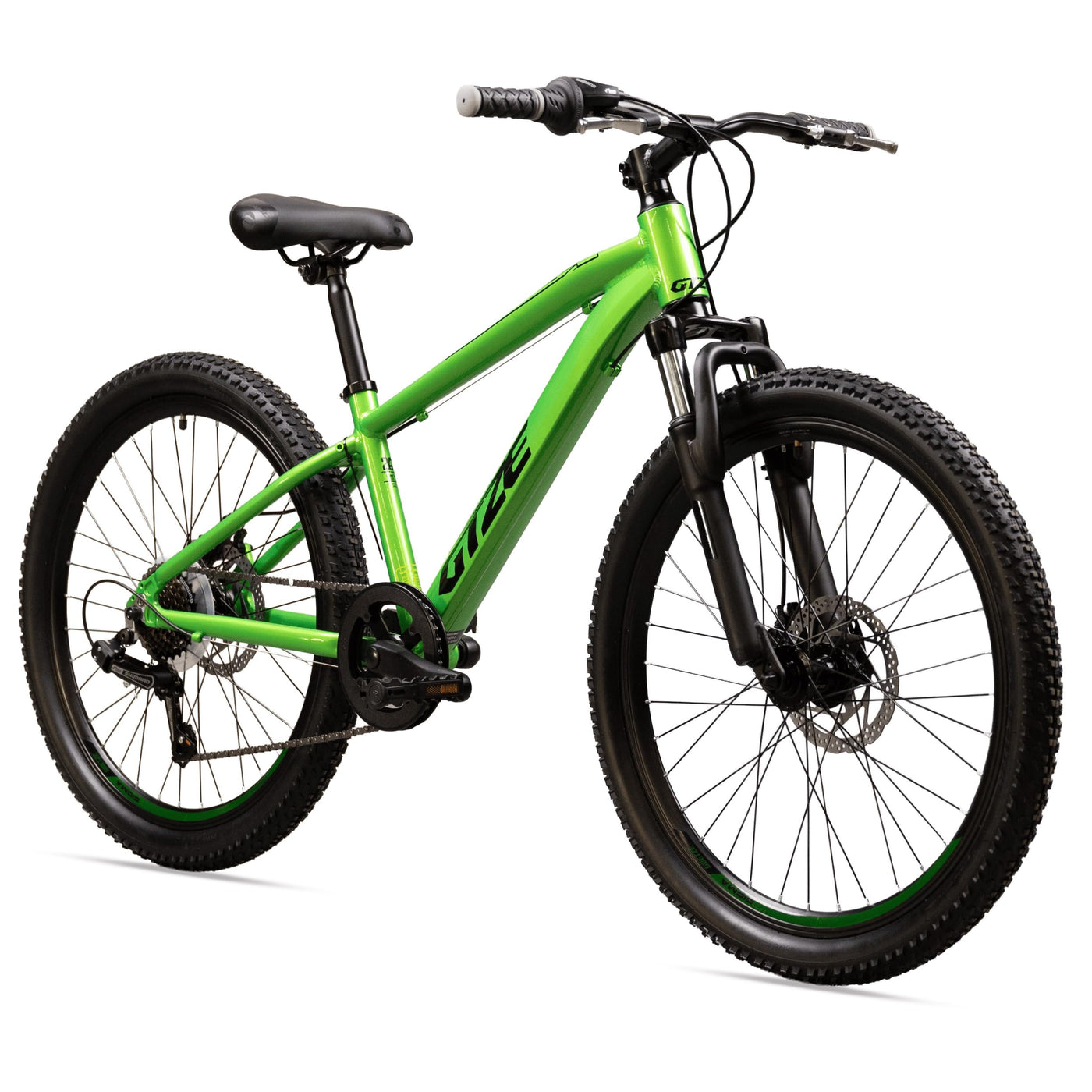 Goetze Sigma 26 x 2.10 Zoll Jugendfahrrad | MTB Hardtail | 7-Gang Kettenschaltung mit Drehgriff | Mechanische Scheibenbremsen | Aluminiumrahmen 15" | Federgabel | ab 145 cm Körpergröße