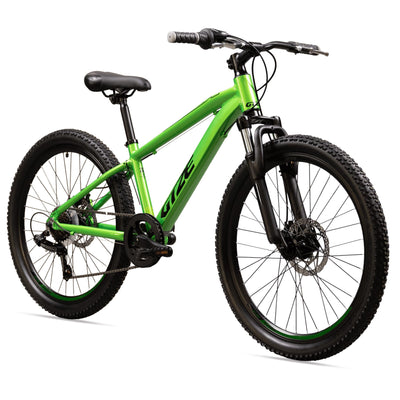 Goetze Sigma 26 x 2.10 Zoll Jugendfahrrad | MTB Hardtail | 7-Gang Kettenschaltung mit Drehgriff | Mechanische Scheibenbremsen | Aluminiumrahmen 15" | Federgabel | ab 145 cm Körpergröße
