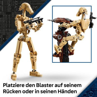 LEGO Star Wars 75428 Kampfdroide mit STAP Bauspielzeug - Spiel- und Ausstellungsfigur mit Speeder - Sammlergeschenk für Jungen ab 12 Jahren, Teenager und Fans von Die dunkle Bedrohung
