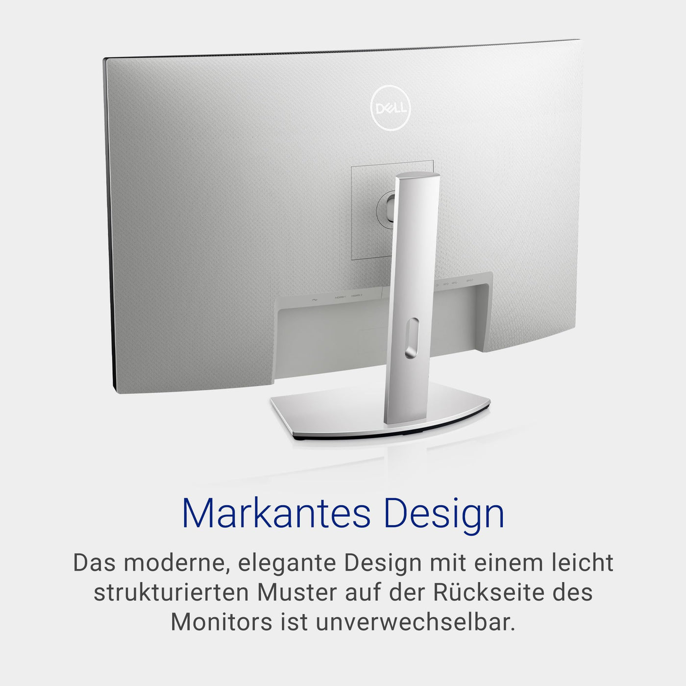 Dell S3221QSA 31.5 Zoll 4K UHD (3840x2160) 1800R Curved Monitor, 60Hz, VA, 4ms, AMD FreeSync, 99% sRGB, Eingebaute Lautsprecher, DisplayPort, 2x HDMI, 3x USB, 3 Jahre Garantie, Silber