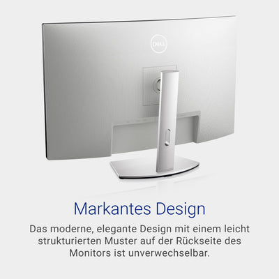 Dell S3221QSA 31.5 Zoll 4K UHD (3840x2160) 1800R Curved Monitor, 60Hz, VA, 4ms, AMD FreeSync, 99% sRGB, Eingebaute Lautsprecher, DisplayPort, 2x HDMI, 3x USB, 3 Jahre Garantie, Silber