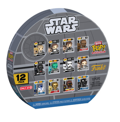 Funko Bitty Pop! Star Wars: A New Hope - 12pc Multipack - 0.9 Inch (2.2 cm) Sammlerstück Stapelbares Display-Regal Inklusive - Geschenkidee Party-Tüten-Strumpf - Kuchenaufstecker - Movies Fans