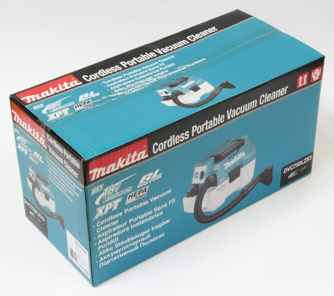 Makita DVC750LZX3 Akku-Staubsauger 18 V (ohne Akku, Ohne Ladegerät)