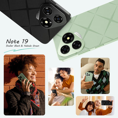 Ulefone Note 19 Smartphone Ohne Vertrag 6GB+64GB/512GB SD, Octa Core, Android 14, 5000mah Handys, 6,52 Zoll HD+ Handy Günstig, 8MP+5MP, 4G Dual SIM Handy Ohne Vertrag Face ID GPS OTG 2 Jahr Garantie