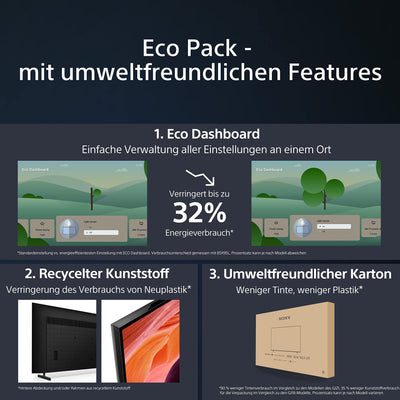 Sony BRAVIA, KD-55X80L, 55 Zoll Fernseher, LED, 4K HDR, Google TV, Smart TV, Works with Alexa, BRAVIA CORE, TRILUMINOS PRO, HDMI 2.1, Gaming-Menü mit ALLM