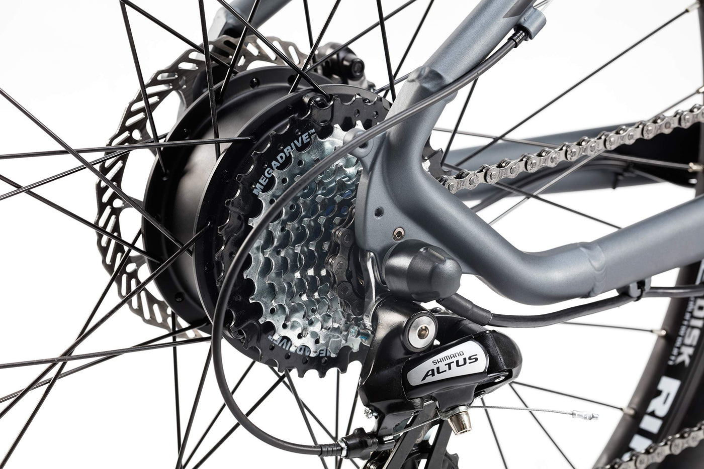 moma bikes Elektrische Fahrrad EMTB 27,5", Shimano 24 Gänge & hydraulische Scheibenbremsen, Integrierter Akku Ion Lithium 48V 13Ah