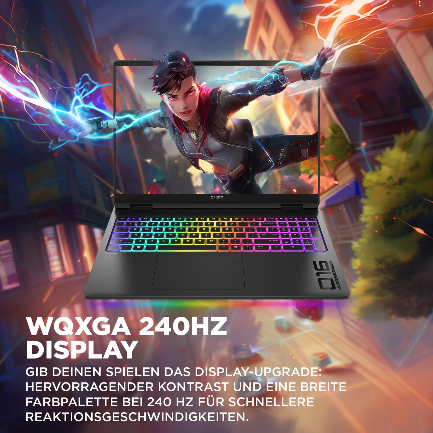 HP Omen MAX Gaming Laptop | 16 Zoll 2K Display 165Hz | Intel Ultra 9-275HX (24C) | NVIDIA GeForce RTX 5080 16GB VRAM | 32GB DDR5 RAM | 1 TB SSD | Windows 11 | QWERTZ | Alu Gehäuse | Shadow Black