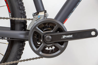 HEAD Troy II Mountainbike, Schwarz matt/rot, 46 cm