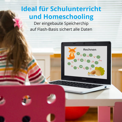 MEDION E11202 29,5 cm (11,6 Zoll) HD Notebook (Intel Celeron N3450, 4GB RAM, 64GB Flash-Speicher, Webcam, Win 10 Home im S-Modus)