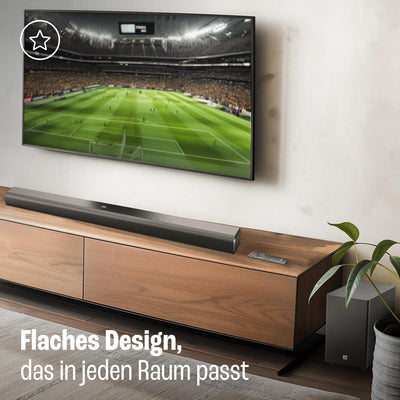 JBL Cinema SB 550 – 3.1-Kanal-Soundbar mit integriertem Subwoofer für Heimkino Sound-System – Mit Bluetooth-Musik-Streaming und Dolby Audio – Schwarz