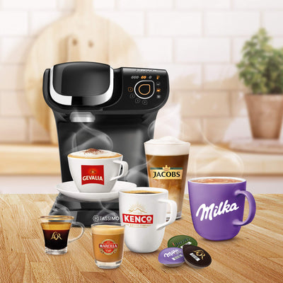 Tassimo My Way 2 Kapselmaschine TAS6502 Kaffeemaschine by Bosch, mit Wasserfilter, über 70 Getränke, Personalisierung, vollautomatisch, einfache Zubereitung, 1.500 Watt, 1,3 Liter, schwarz