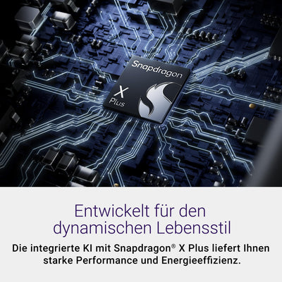 Dell Inspiron 14 (5441) Copilot+ PC Laptop 14 Inch FHD+ Display 60 Hz, Qualcomm Snapdragon X Plus, 16GB RAM, 512GB SSD, Qualcomm Adreno, Windows 11 Home, German QWERTZ Backlit AI Keyboard, Titanium