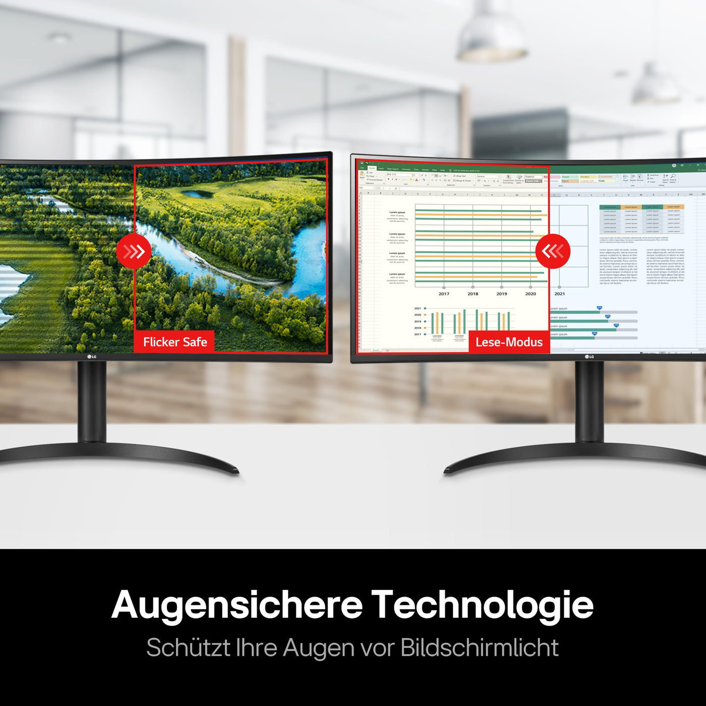 LG Electronics 34WQ75X-B.AEU IPS 21:9 UltraWide Monitor 34" (86,72 cm), TFT-LCD Aktiv Matrix mit White LED Backlight, Anti-Glare, Schwarz