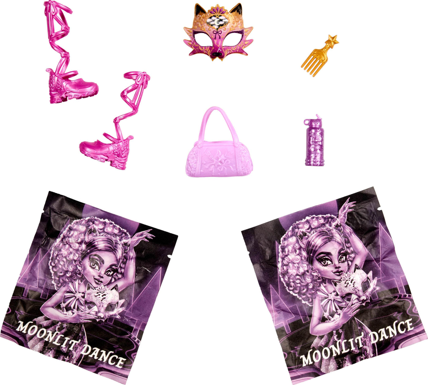 Monster High Buried-Secrets-Puppen und Accessoires, Cozy-Creepover-Thema mit geheimnisvoller Puppe und 5 Überraschungen beim Auspacken (Figuren können variieren), HYV64