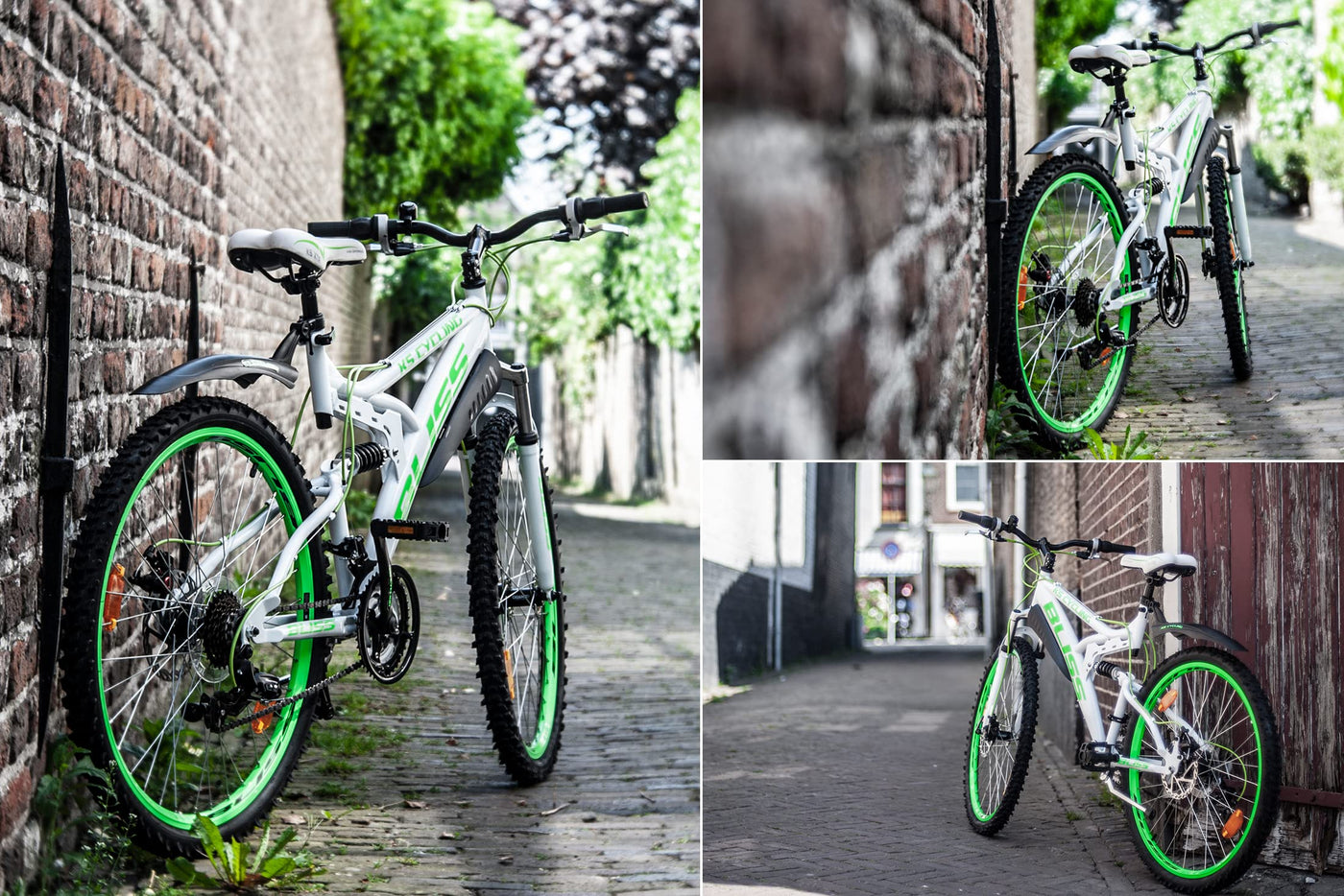 KS Cycling Mountainbike MTB Fully 26'' Bliss weiß-grün RH 47 cm