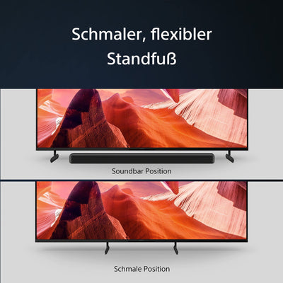 Sony BRAVIA, KD-55X80L, 55 Zoll Fernseher, LED, 4K HDR, Google TV, Smart TV, Works with Alexa, BRAVIA CORE, TRILUMINOS PRO, HDMI 2.1, Gaming-Menü mit ALLM