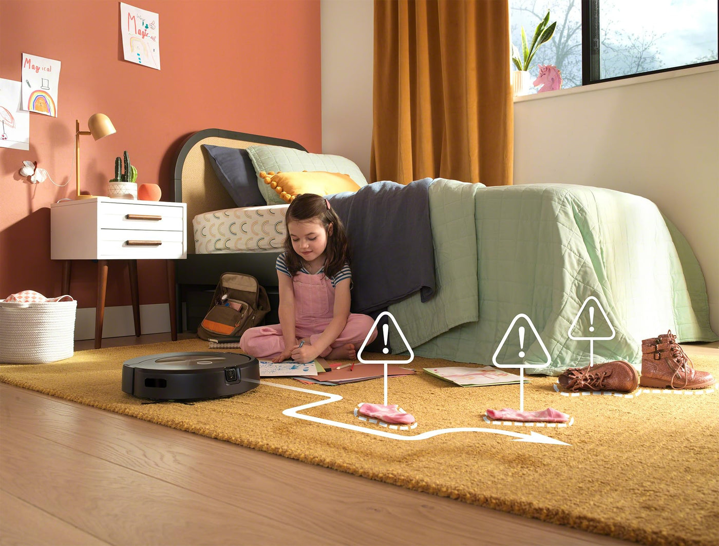 iRobot Roomba Combo j9+ Saug- und Wischroboter mit autom. Absaug-/Nachfüllstation, Kartierung, PrecisionVision Navigation, 4-Stufen-Reinigung, Objekterkennung/ -vermeidung, Sprachassistentenkompatibel