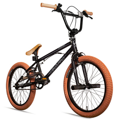 Bergsteiger Halifax 20 Zoll BMX, Fatbike, 360° Rotor-System, Freestyle, 2 Stahl Pegs, Kettenschutz, Freilauf