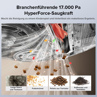 roborock Qrevo Edge S5A Saugroboter mit Wischfunktion,Dual Anti-Tangle-System,17.000Pa,FlexiArm Design™ Kantenreinigung,Hebarem Wischmopp,75℃ Heißwasser-Moppwäsche (Weiß)