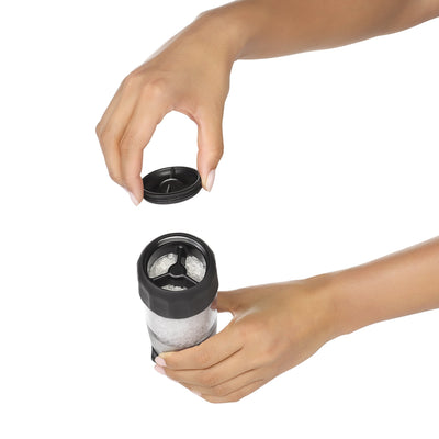 OXO Good Grips Elegante Salzmühle aus Edelstahl, Silber