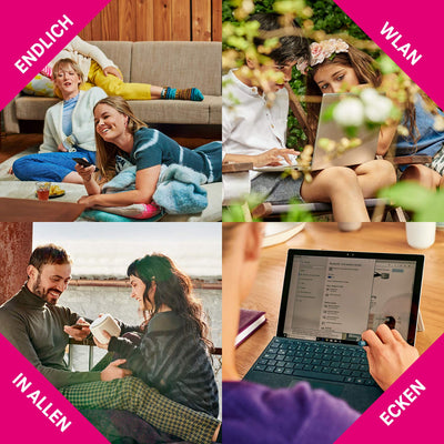 Telekom Speedport Smart 4 Router & Speed Home WLAN Repeater im Set mit Wi-Fi 6 und Mesh-Technologie - kein Glasfasermodem integriert I Plug & Play per WPS, 2 LAN-Anschlüsse