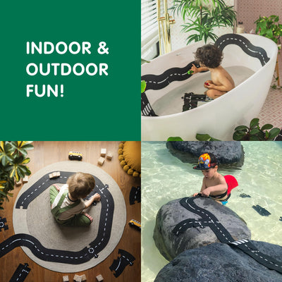 Waytoplay Expressway - Die Flexible Spielzeugstraße, 16 st. Spielen Sie mit Ihren Autos drinnen und draußen. Hergestellt in den Niederlanden