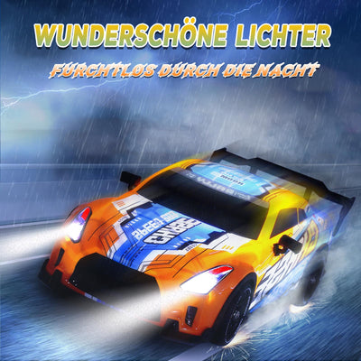 JONRRYIN Drift Ferngesteuertes Auto, 1:14 RC Drift Car, 4WD Fernbedienung Rennwagen mit Driftfunktion, LED-Leuchten, 25km/h, Spielzeugauto für Erwachsene und Kinder ab 8 Jahre älter