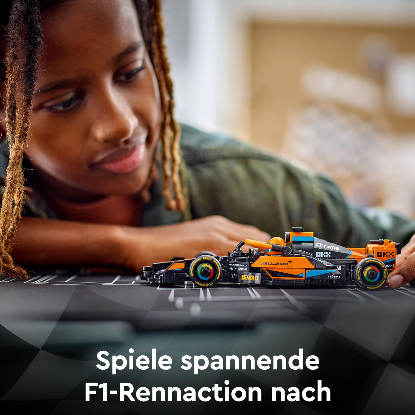 LEGO Speed Champions McLaren Formel 1 Rennwagen 2023, Spielzeug für Kinder ab 9 Jahren, Jungen und Mädchen, die gerne selbstständig Spielen, baubares Fahrzeugmodell, Kinderzimmer-Dekoration 76919