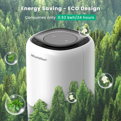 Kitette Luftentfeuchter, 1.4L, Luftentfeuchter Elektrisch, Automatische Abschaltung, 7 Farbiges LED-Licht, Tragbar, Leise, Raumentfeuchter Luftentfeuchter für Badezimmer, Schlafzimmer, Bad, Schrank