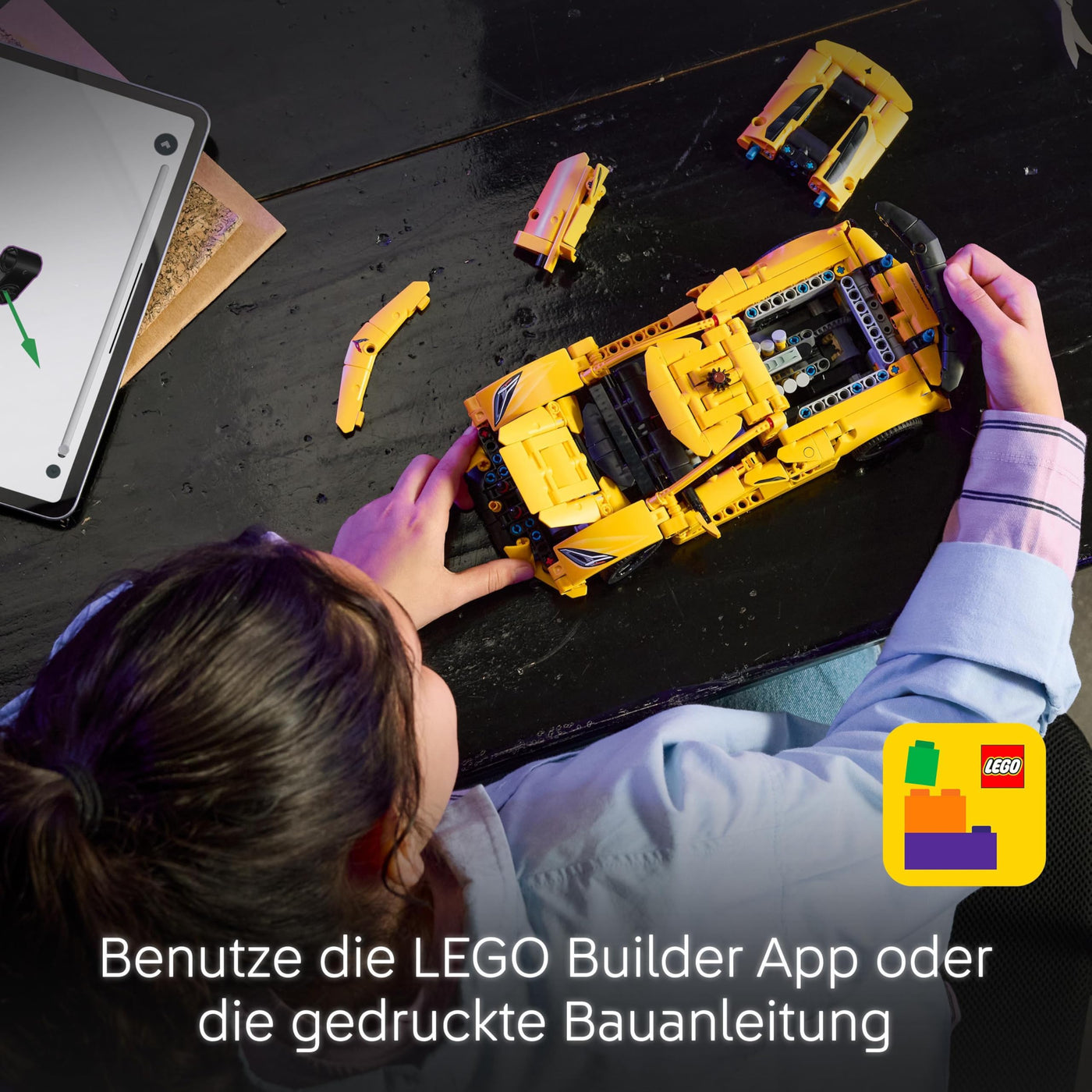 LEGO Technic Chevrolet Corvette Stingray - Bauspielzeug zum Sammeln - Spielzeug Sportwagen - Modell Auto - Geschenk für Jungen und Mädchen ab 9 Jahren, die Spielzeugautos lieben 42205