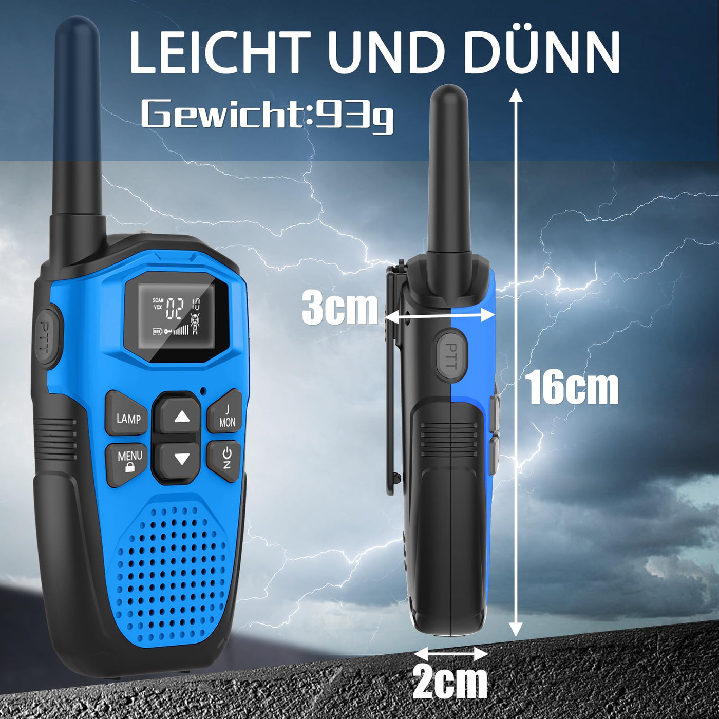 Walkie Talkie 4er Set,NXGKET Walkie Talkie Aufladbar für Erwachsene Kinder Funkgeräte,Große Reichweite 5km Walki Talki mit Li-ion Akku,Walkie Talkies VOX Taschenlampe für Freien, Camping, Wandern