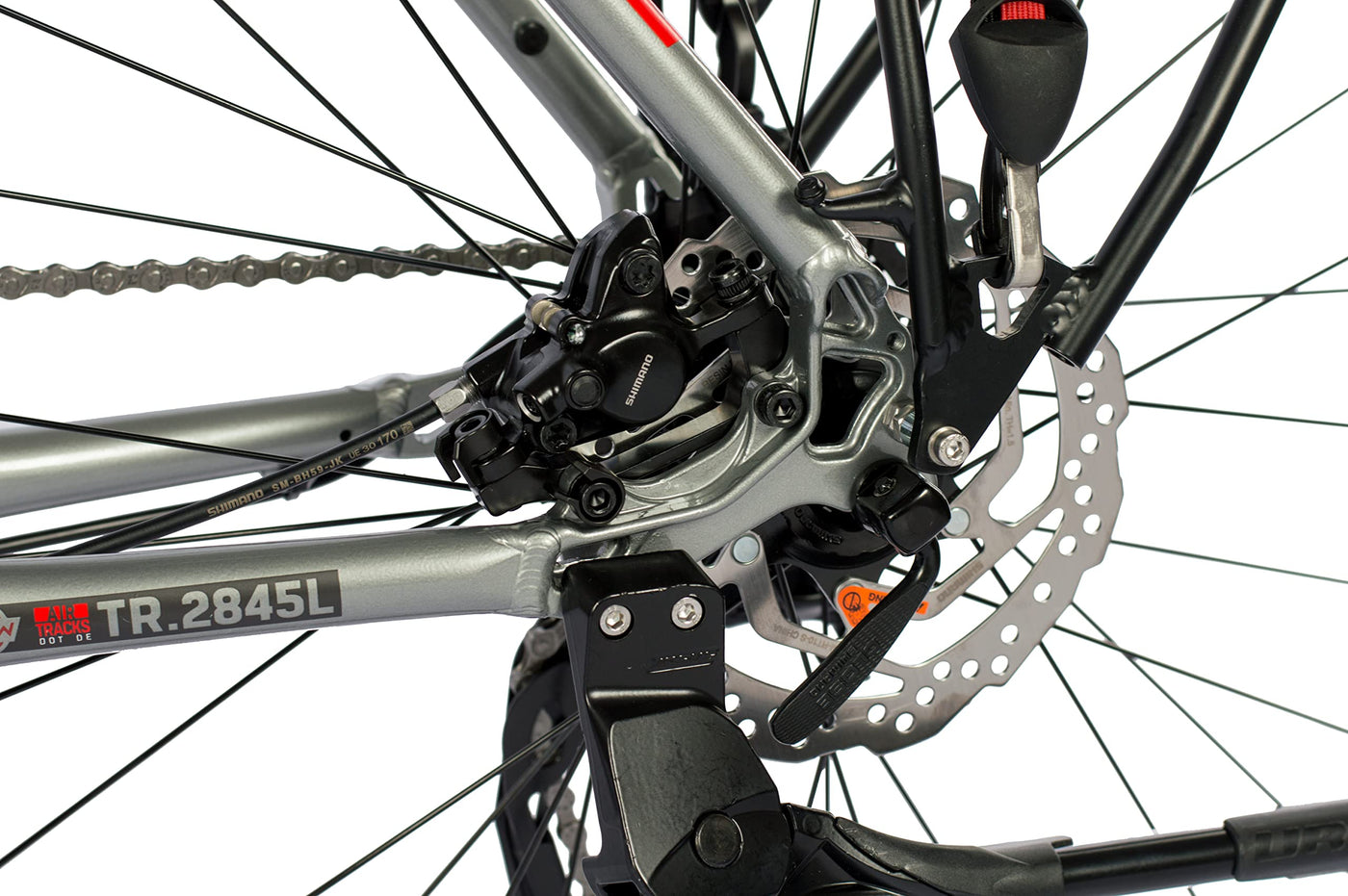 Airtracks Trekking Fahrrad 28 Zoll Damen Trekkingbike TR.2845 Trekkingrad City Bike Shimano 24 Gang Alivio RD-M3100 SGS Kettenschaltung Nabendinamo - Damen 52cm Körpergröße 170-185cm