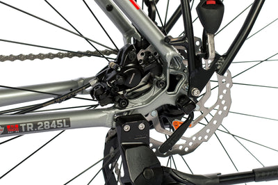 Airtracks Trekking Fahrrad 28 Zoll Damen Trekkingbike TR.2845 Trekkingrad City Bike Shimano 24 Gang Alivio RD-M3100 SGS Kettenschaltung Nabendinamo - Damen 52cm Körpergröße 170-185cm