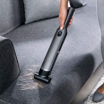 Shark WandVac 1.0 kabelloser Mini-Handstaubsauger, klein und leicht, leistungsstarker Akku-Handstaubsauger mit Staubpinsel/Fugendüse und Multi-Oberflächen-Aufsatz, Ladestation, Grau, WV200EU