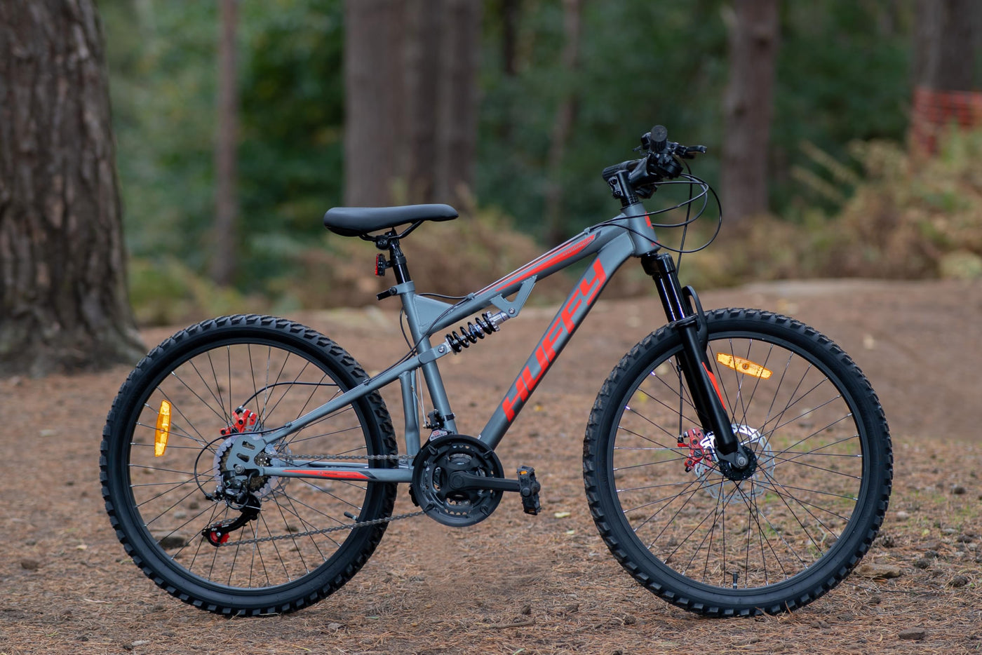 Huffy Marker Mountain Bike 24" - Grau 21-Gang Shimano