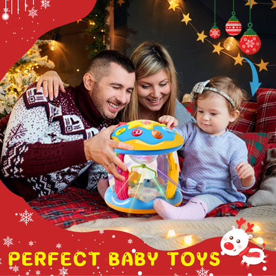 Baby Spielzeug Mädchen Junge Drehender Projektor 12 18 Monate mit Musik/Licht Kinderspielzeug ab 1 2 jahr Kinder Babyspielzeug Geschenk Frühes Lernen für Kleinkind