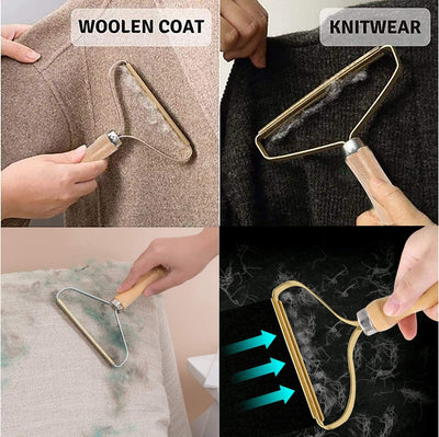 Anti-Pilling-Rasier-Set, 1 Kamm, Kaschmir und 2 Pack Handbürste, Anti-Borsten, Kombination für Kaschmir-Pullover, Kleidung, Werkzeug, zum Entfernen von Knödeln, Kleidung