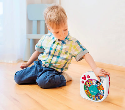 Disney Baby Es war einmal Hörspielbox - Märchenerzähler mit spannenden Disney Märchen - Spielzeug mit Kindergeschichten für Kinder ab 3 Jahren, 59288 von Clementoni