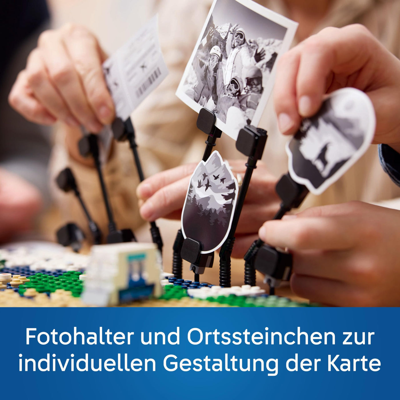 LEGO Reiseerinnerungen, Spielzeugweltkarte, BAU- und Spielset für Mädchen und Jungen, Geschenk für Familien, die Abenteuer und Reisen lieben, kreative Aktivität, Sammlerstück 41838