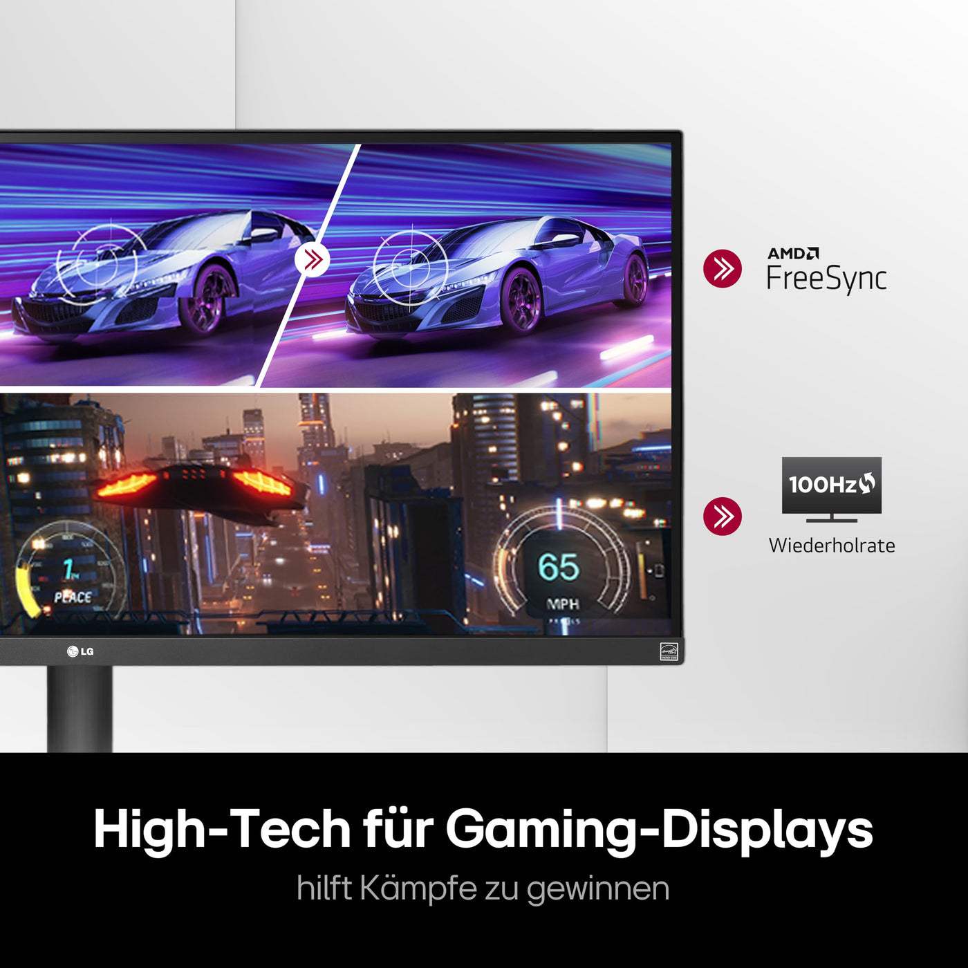LG Electronics 34WQ500-B UltraWide™ Full HD 34" (87cm), 2560 x 1080, 21:9, AMD FreeSync™, HDR10- and VESA DisplayHDR™ 400, IPS with sRGB 99% (Typ.), Waves MaxxAudio®, 5ms GtG - Schwarz
