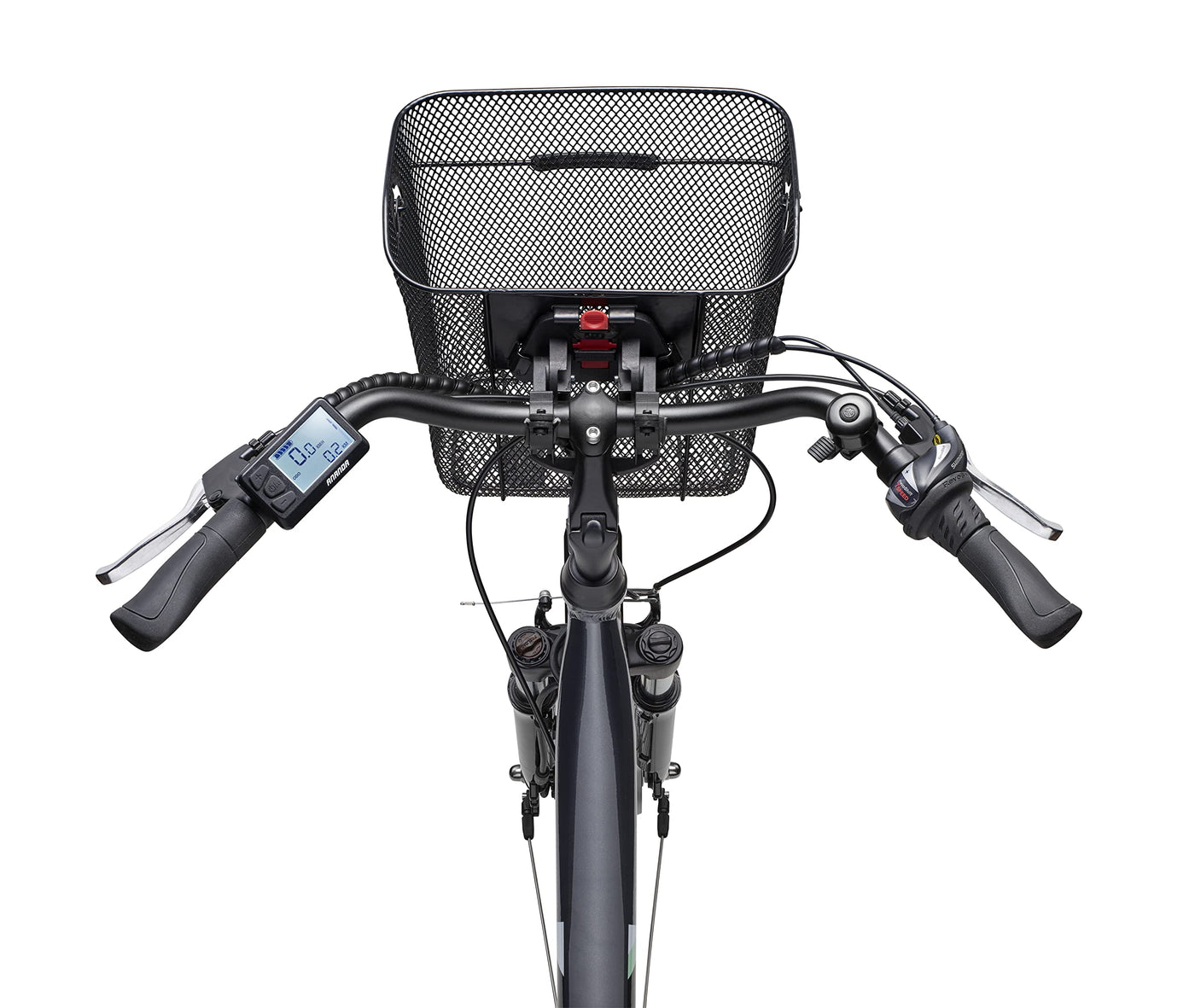 TELEFUNKEN E-Bike Elektrofahrrad Alu 28 Zoll mit 7-Gang Kettenschaltung, Pedelec Citybike leicht mit Fahrradkorb und Fahrradschloss, 250W und 10,4Ah, 36V Sitzrohrakku
