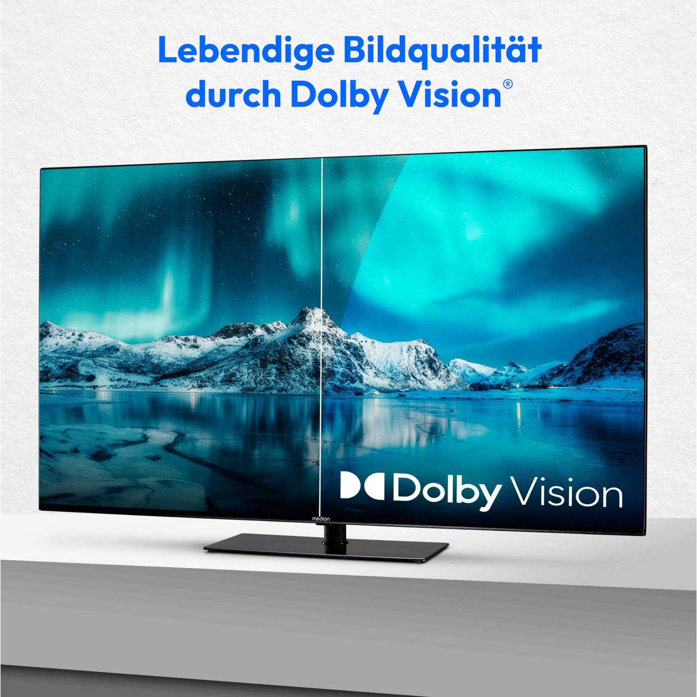 MEDION X15036 (MD 30251) 125,7 cm (50 Zoll) Fernseher (Fire TV, 4K Smart TV, Dolby Vision HDR, Dolby Atmos, Netflix, Prime Video)