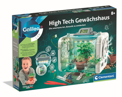 Clementoni Galileo Lab High Tech Gewächshaus - Experimentierkasten & Spielzeug für Kinder ab 8 Jahren von Clementoni 59406