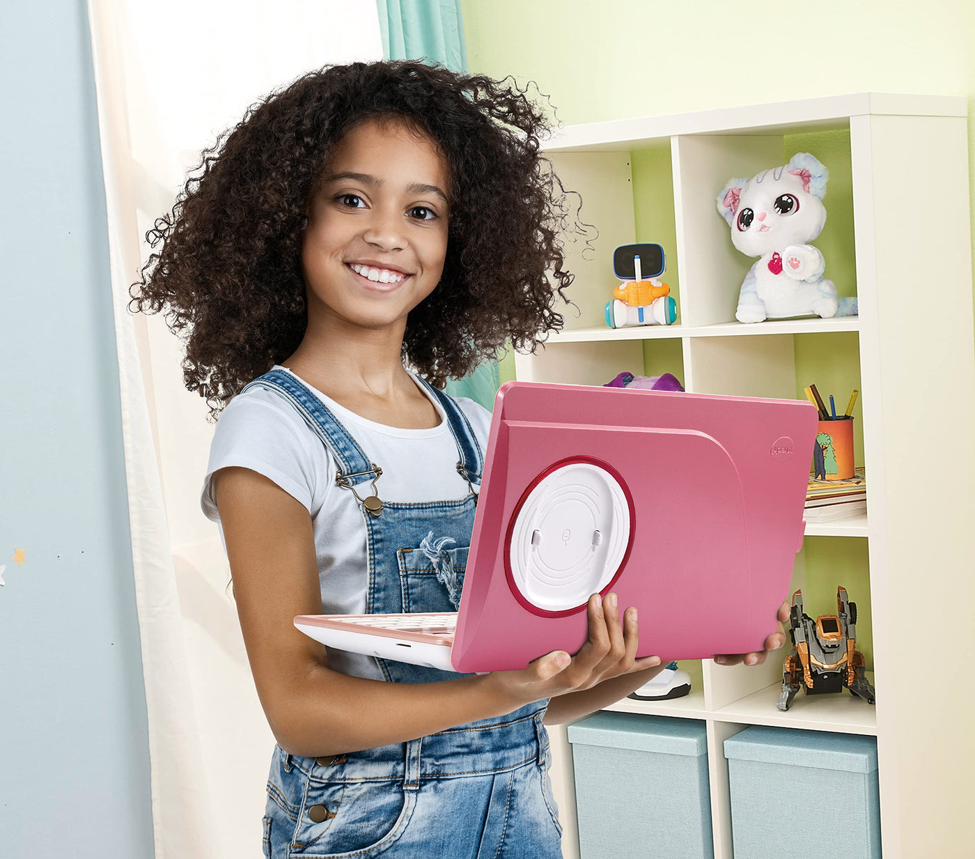 Vtech Genio Lernlaptop pink – Lerncomputer mit Internetzugang, Textprogramm und Lerninhalten zu Buchstaben, Wörtern, Mathe, Logik u. v. m. – Für Kinder von 5-12 Jahren