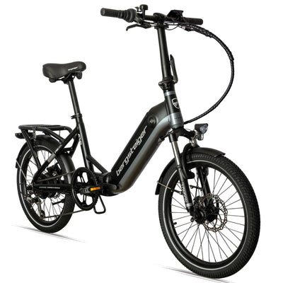 Bergsteiger London 20 Zoll E-Bike Klapprad mit 250 Watt Motor, Scheibenbremsen, Aluminium Ebike für Damen & Herren, Farbdisplay, Elektrofahrrad mit 7 Gang-Schaltung
