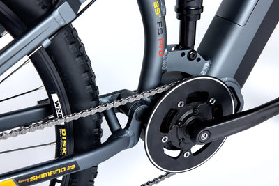 moma bikes Unisex-Adult EMTB 29" PRO Full SUSP. M-L Central Motor, Grey/Black