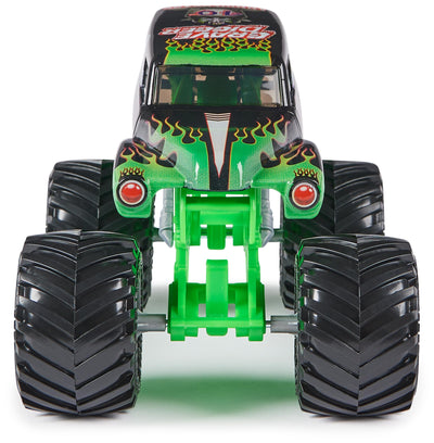 Monster Jam, Grave Digger Monster Truck, detailreiches Metall-Spritzguss-Fahrzeug zum Spielen und Sammeln im Maßstab 1:24, klassisches Farb-Schema, Spielzeug für Kinder ab 3 Jahren